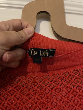 King Louie Shirt rot Groesse S guter Zustand