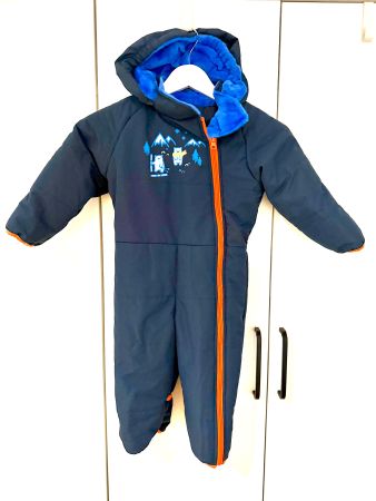 Polochon Snowsuit Navy Blue Size 98 cm Good Condition