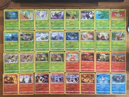 Pokemon Clash der Rebellen 139x Reverse Holo Set Sammlung DE