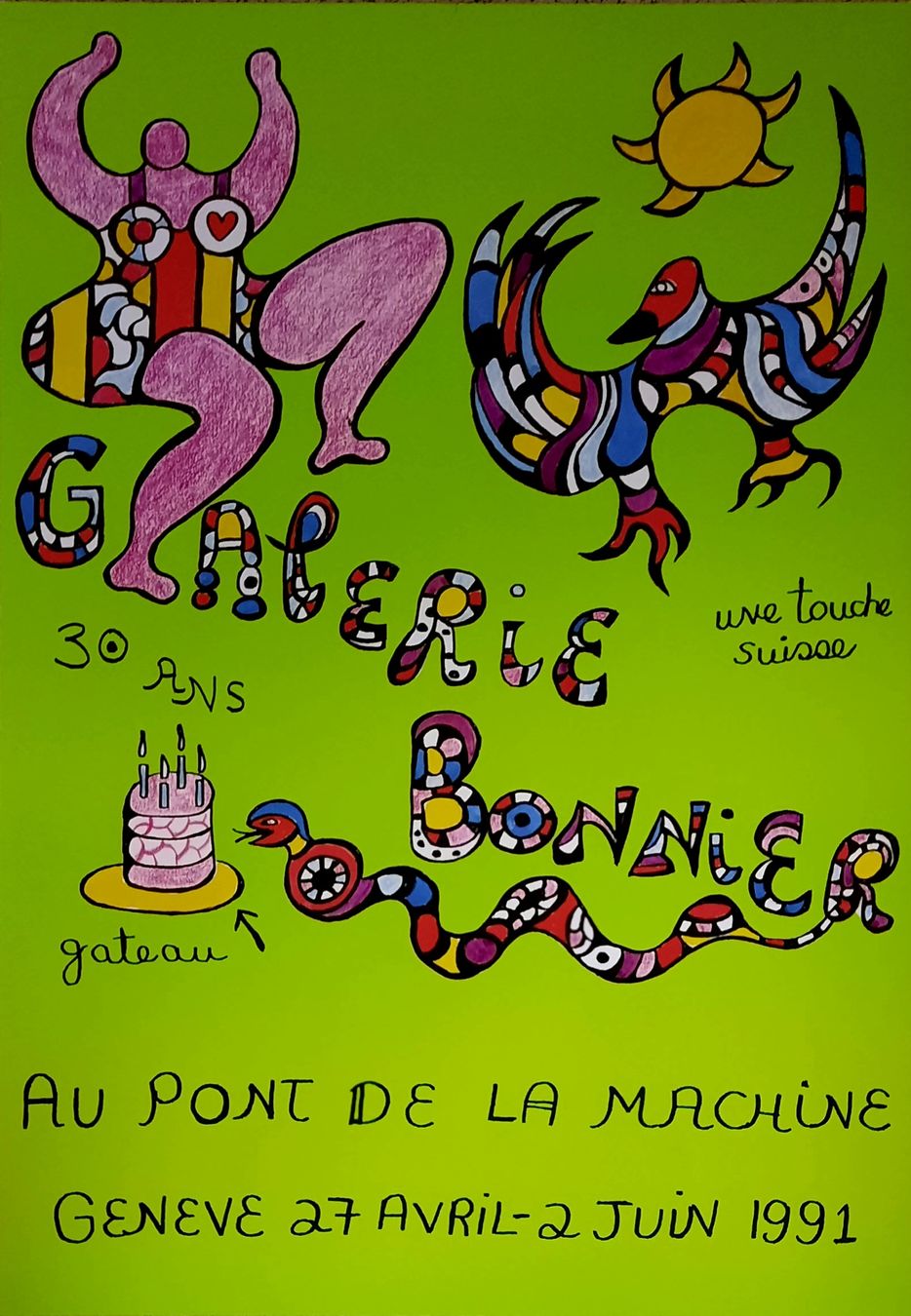 Foto & Immagini: NIKI DE SAINT PHALLE  1930 - 2002 – Usato da Genève venduto da Enigme8