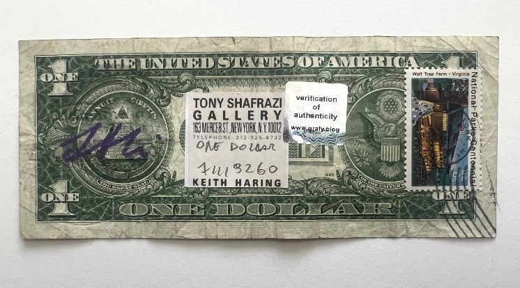 Poster & Bilder: ANDY WARHOL und KEITH HARING, handsigniert von beiden – Gebraucht aus Bern von art-for-sale 3