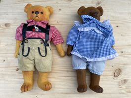 2 schöne Heidi Ott Bären aus Gummi