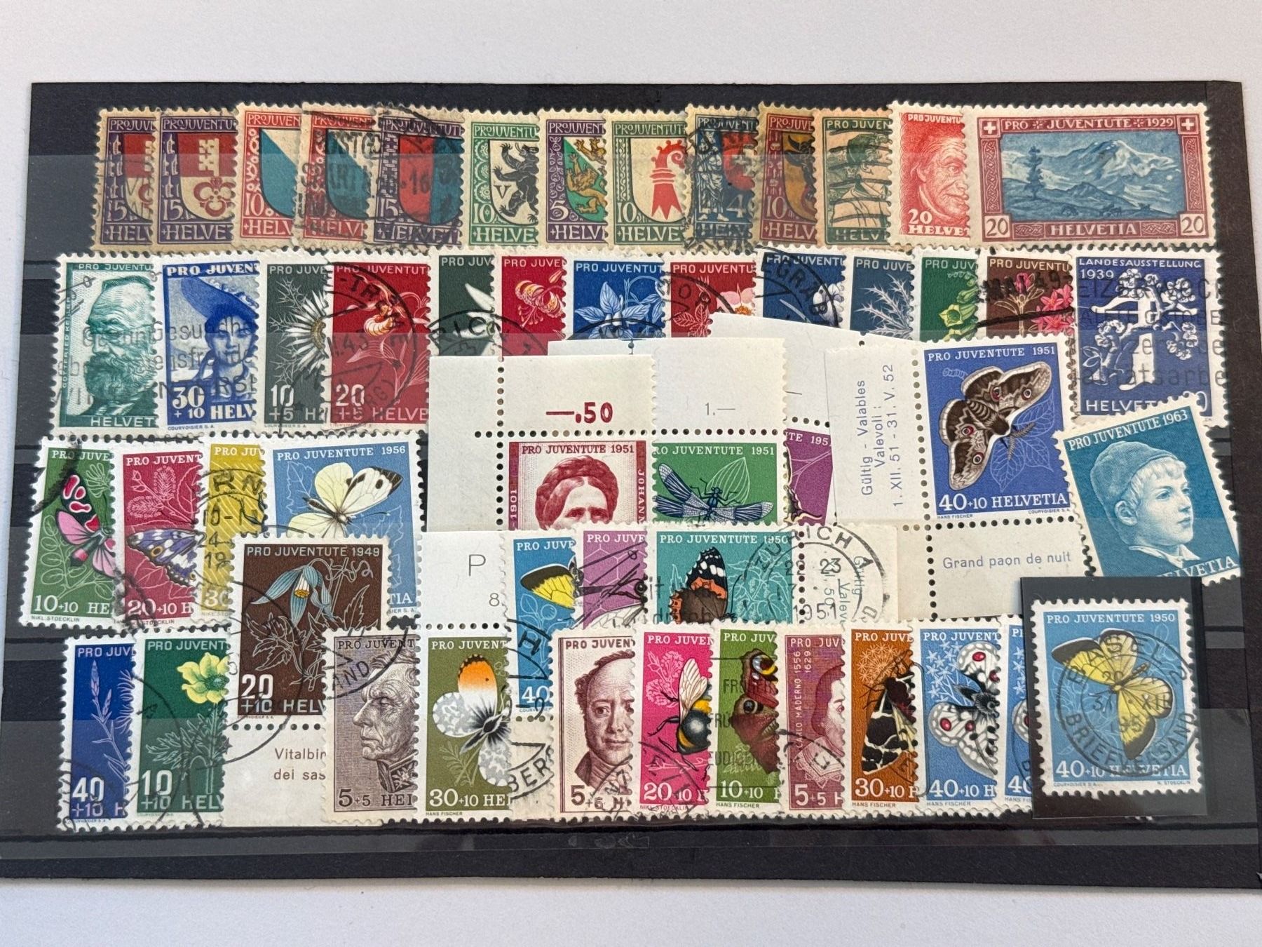 Alle Briefmarken: Pro Juventute Lot.  TOP!!! – Gebraucht aus Küssnacht am Rigi von POSTOMASTER