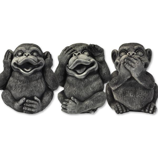 3 Kleine Eulen-Figuren Als Gartendeko – Handbemalt, Wetterfest, Ca. 7,5 Cm Hoch