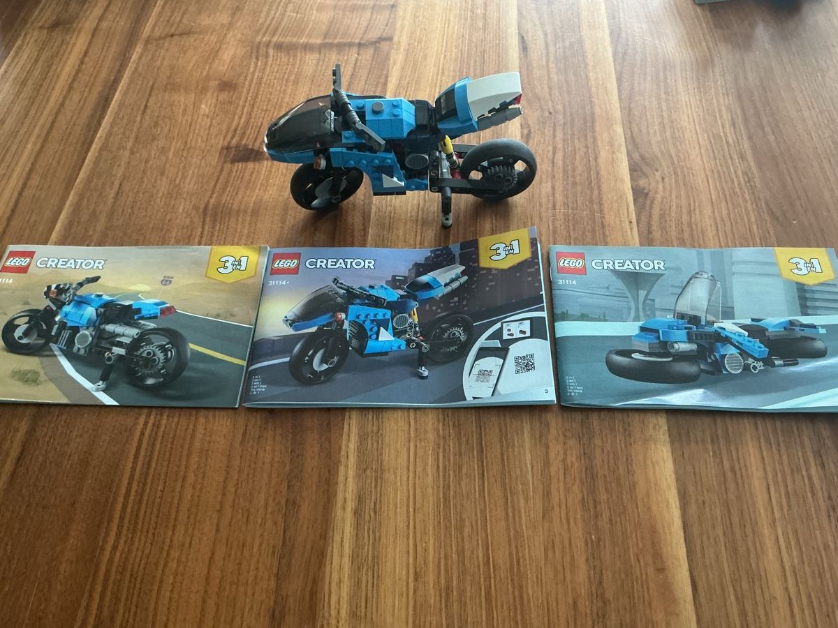 Lego Giocattoli: Lego Creator 31114 3-in-1 Motorrad – Usato da Waldkirch venduto da Blondie13