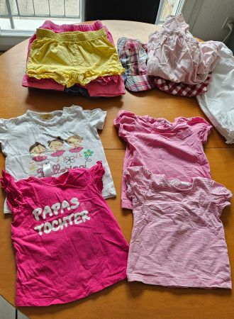 Mädchen Kleiderpaket Grösse 80 mit 14 Teilen