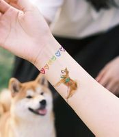 Temporäre Shiba Inu Tattoos – 2 Bögen – Neu