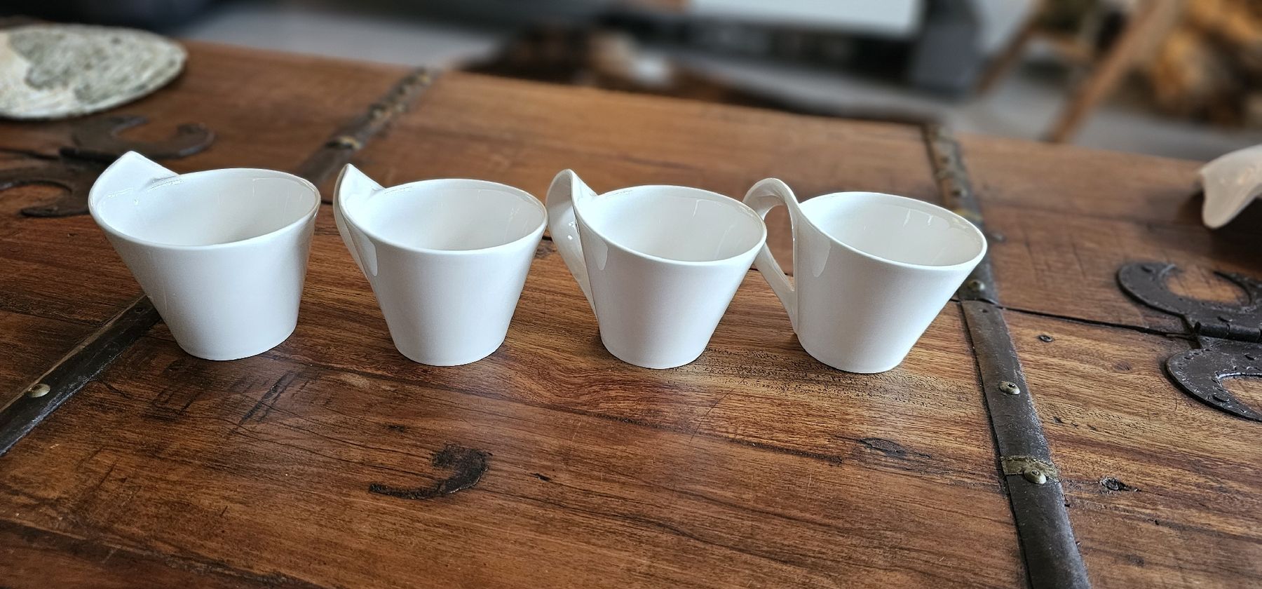 Villeroy & Boch Tassen: Villeroy & Boch Kaffeetassen Set 4 Stück.  – Gebraucht aus Kollbrunn von Antikmann 1