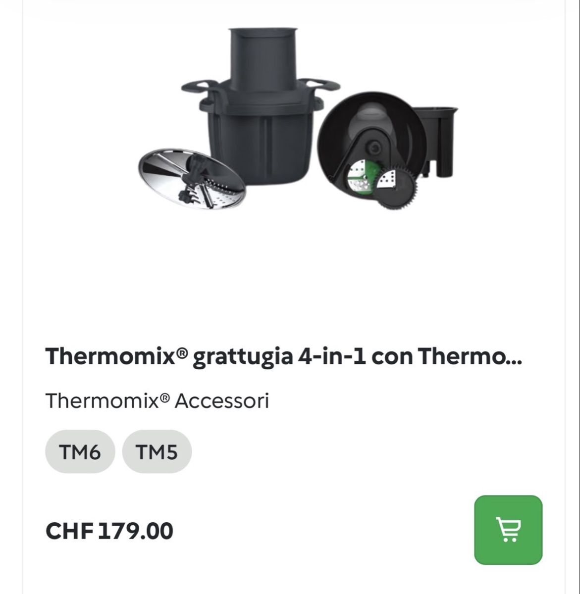 Thermomix Appareils de cuisine: Termomix grattugia 4 in 1  – Neuf (Voir description) à Wettingen par vir_95g7 3