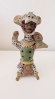 Keramikfigur Jaguar Krieger-Frühlingsdeko