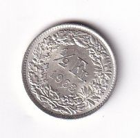 50 Rappen 1963 -silber (EE)