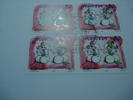 Diddl 2003, FDC Satz+ 4erblock, 3 Belege