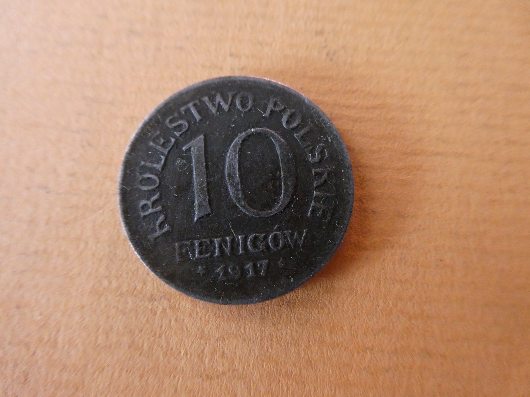 Tutti le monete: Polen 1917, 10 Pfennig – Usato da Hinterforst venduto da Rohusri 1