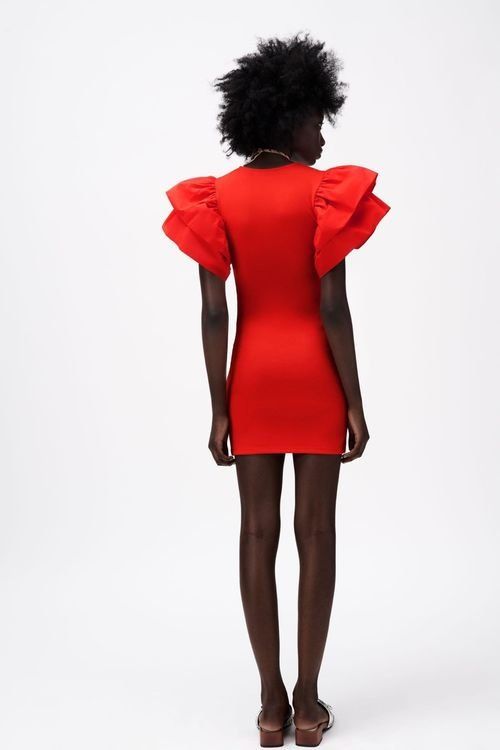 Zara Vestiti: Zara Rotes Kleid Grösse S – Nuovo (secondo la descrizione) da Döttingen venduto da SenKirman 1
