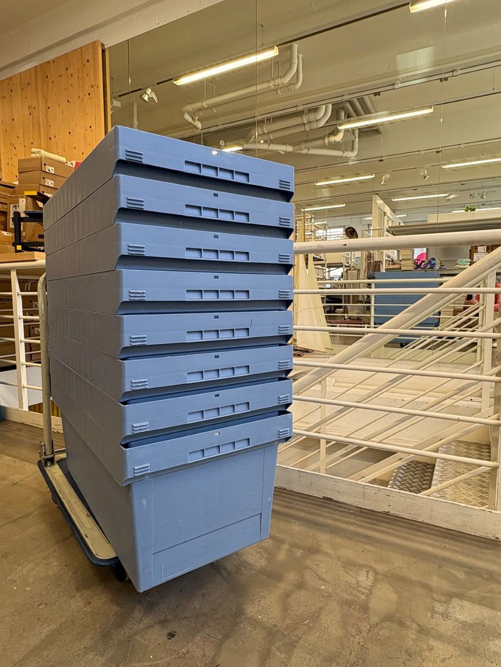 Contenitori & Simili: Bito Lagerboxen MB 8432, stapelbar, Grau, 8 Stk. – Usato da Zürich venduto da woodwood 1