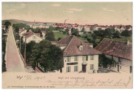 Wil / Wyl, Asyl mit Umgebung, gelaufen 1903