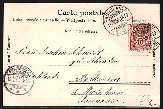 Cartoline postali: Ringgenberg, Ortsansicht mit Bergpanoram – Usato da Berlin venduto da bartko-reher 1