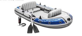 Schlauchboot Gummiboot 4 Personen inkl 2Paddle und Handpumpe