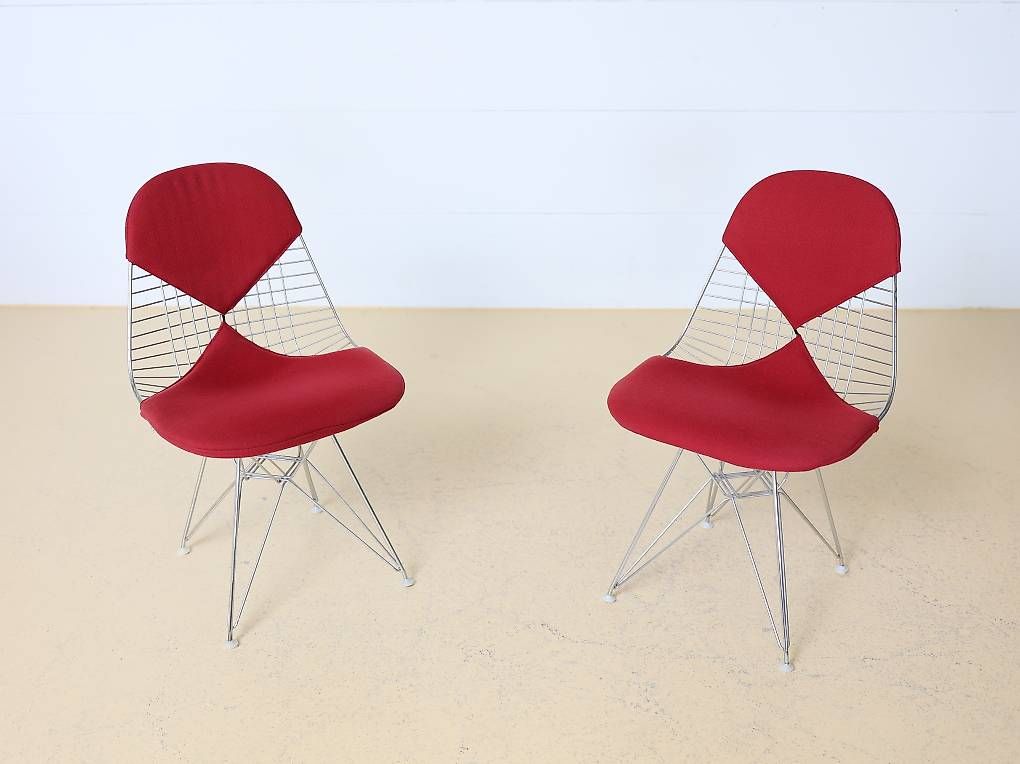 Vitra Sedie: VITRA Wire Chairs von Eames in Rot – Usato da Meinisberg venduto da atelier_TILIJA 2