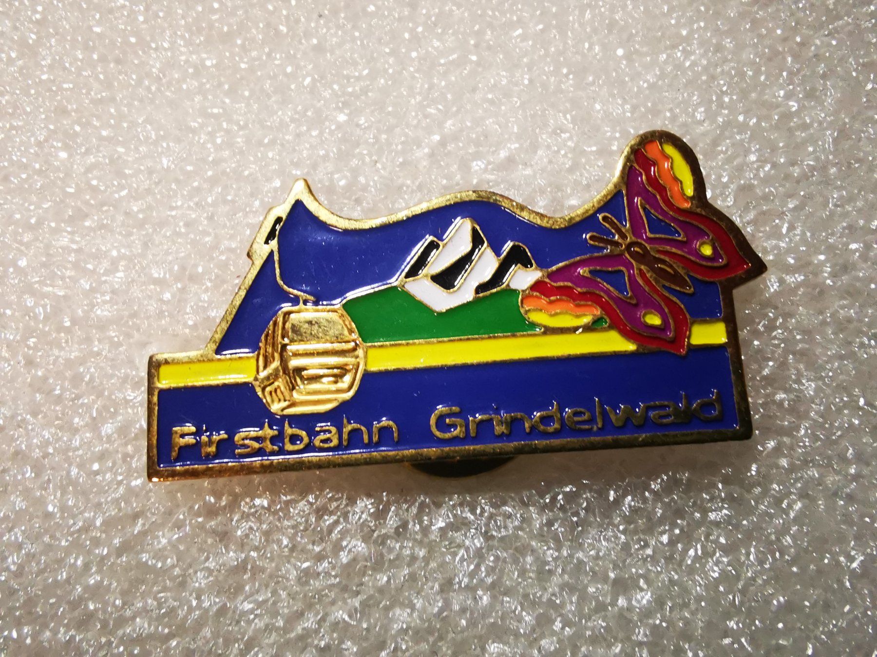 Placchette & Badge: Ansteckpin 7: Firstbahn Grindelwald – Usato da Oppligen venduto da Pin-Fall-Shop