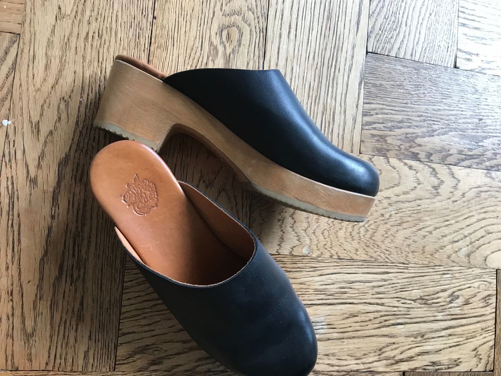 Clogs Holz & Leder Marke: Apple of Eden (Neu (gemäss Beschreibung)) in ...