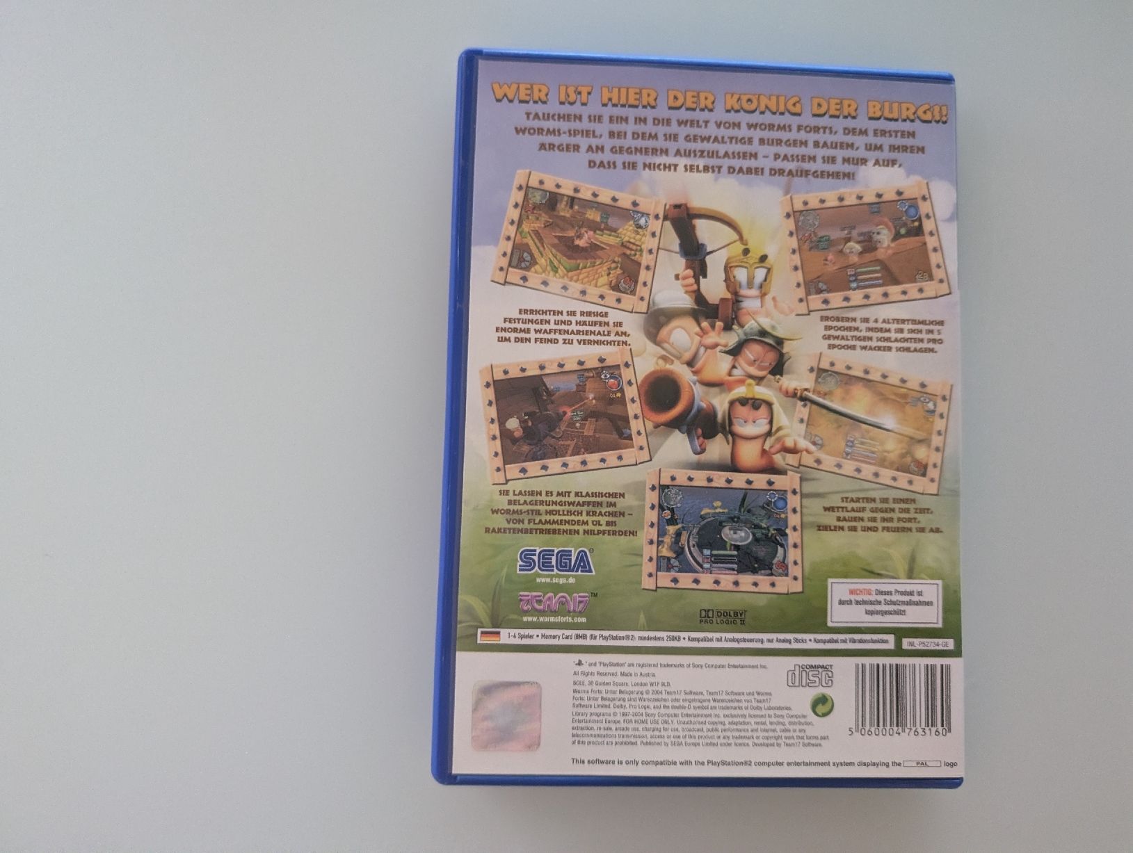 Sony Giochi: Worms Forts: Unter Belagerung (PS2) – Usato da Winterthur venduto da sax8400 2