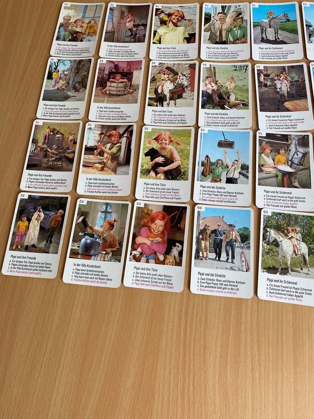 Giochi: Pippi Langstrumpf Quartett F.X. Schmid, Vintage, Komplett – Usato da Stein AR venduto da claire009 3