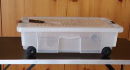 Unterbettbox KETER ideal für Kinderzimmer L59cmxB45cmxH17cm