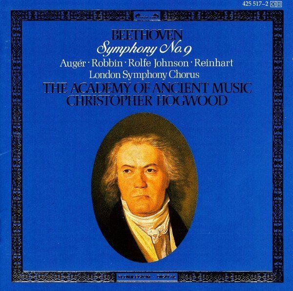 CD: Ludwig van Beethoven - Symphony no. 9 - Charistopher Hogwood – Usato da Unterbäch venduto da tuqsa