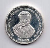 (1329) Venezuela, 500 Bolivares 1995, 1 Unze, Aufl. 15'000