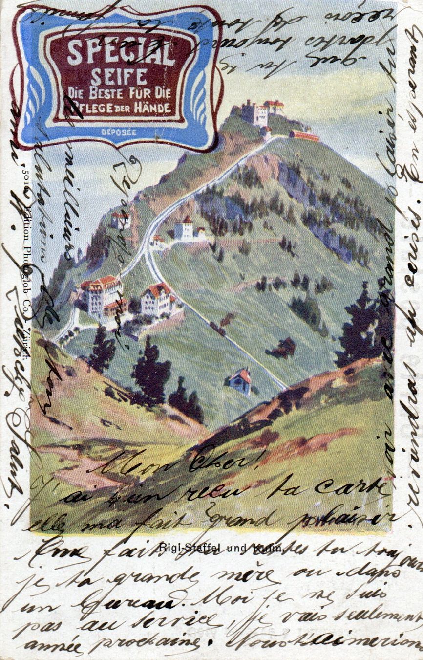 Cartoline postali: Rigi-Staffel und Kulm – Usato da Melano venduto da pisonsdro