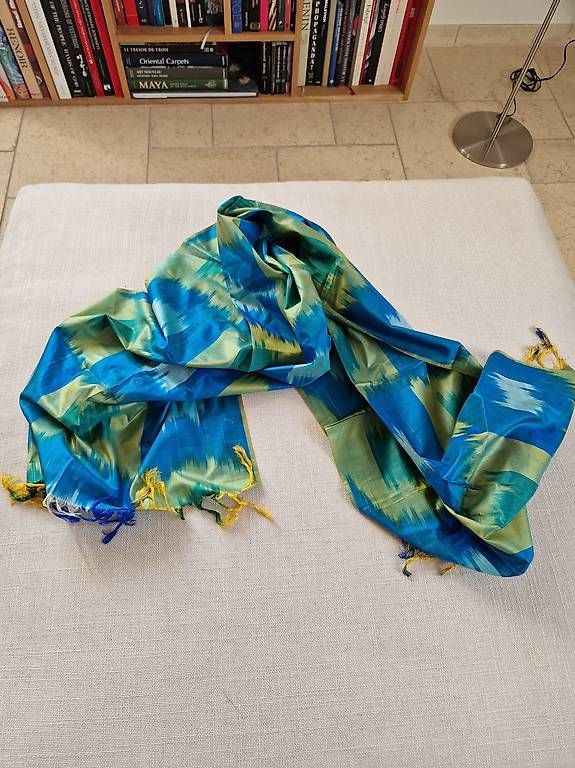 Foulard & Sciarpe: Etole indienne - soie – Usato da Lausanne venduto da fclaus-2009 3