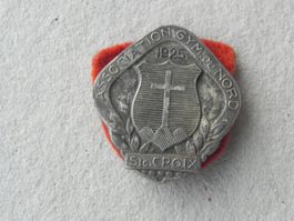 Sport Abzeichen Brosche Medaille Ste. Croix VD Waadt 1925