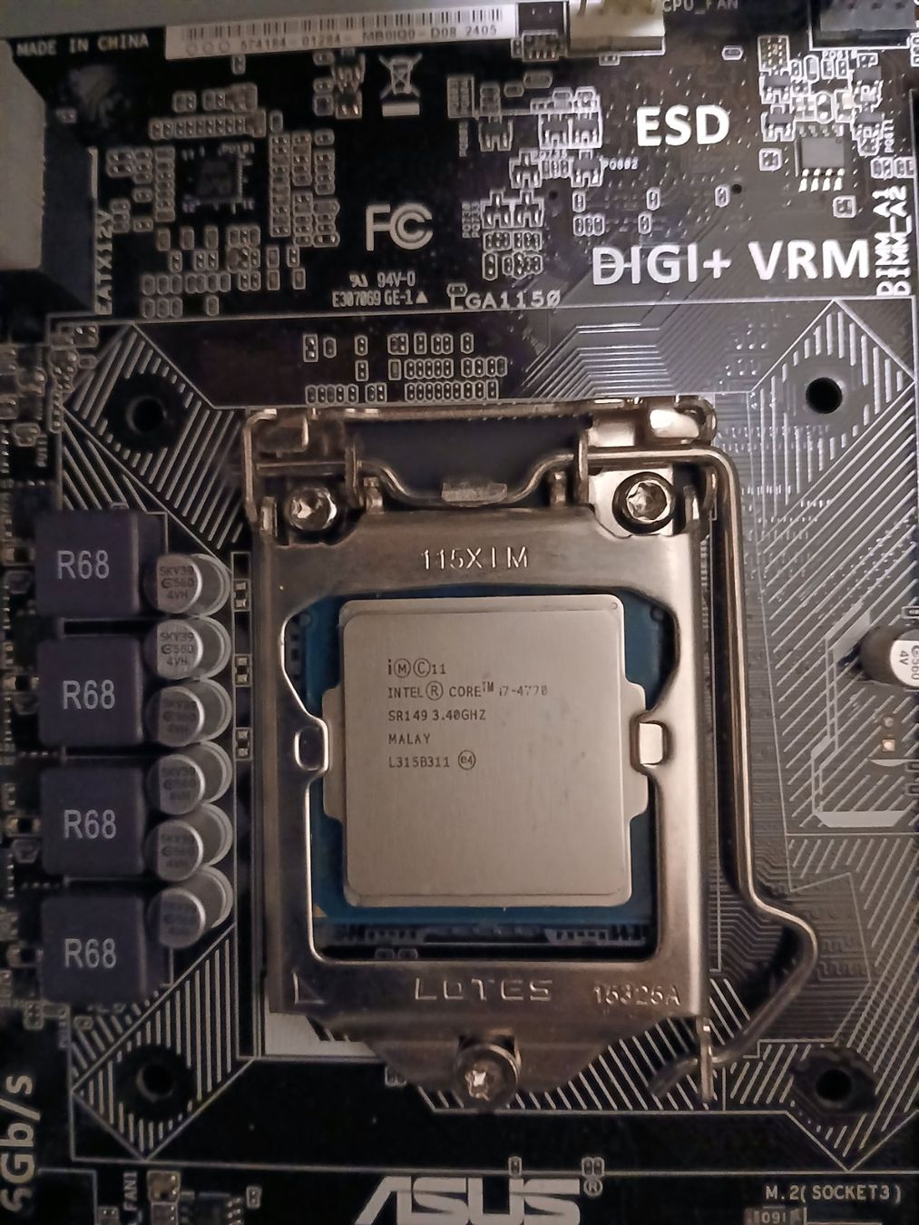 Asus Schede madri: Asus H97M-E + Intel i7-4770 + 8 GB DDR3 RAM – Usato da Reinach AG venduto da gra_dvs5 1