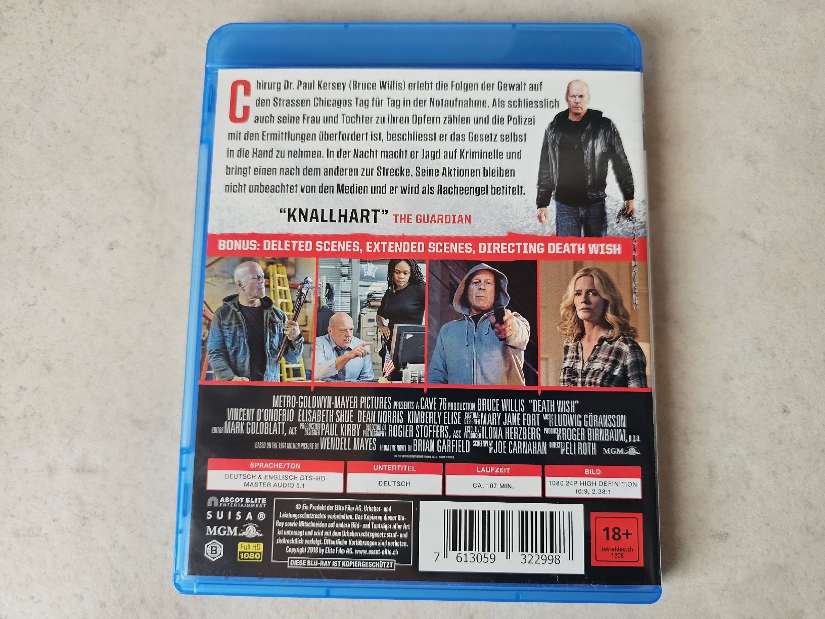 Alle DVDs: Death Wish  /  Bluray  (Bruce Willis) – Gebraucht aus Schneisingen von backstore24 1