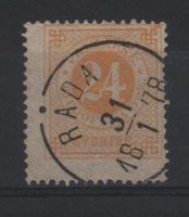 Schweden 1872 Michel Nr. 23A gestempelt