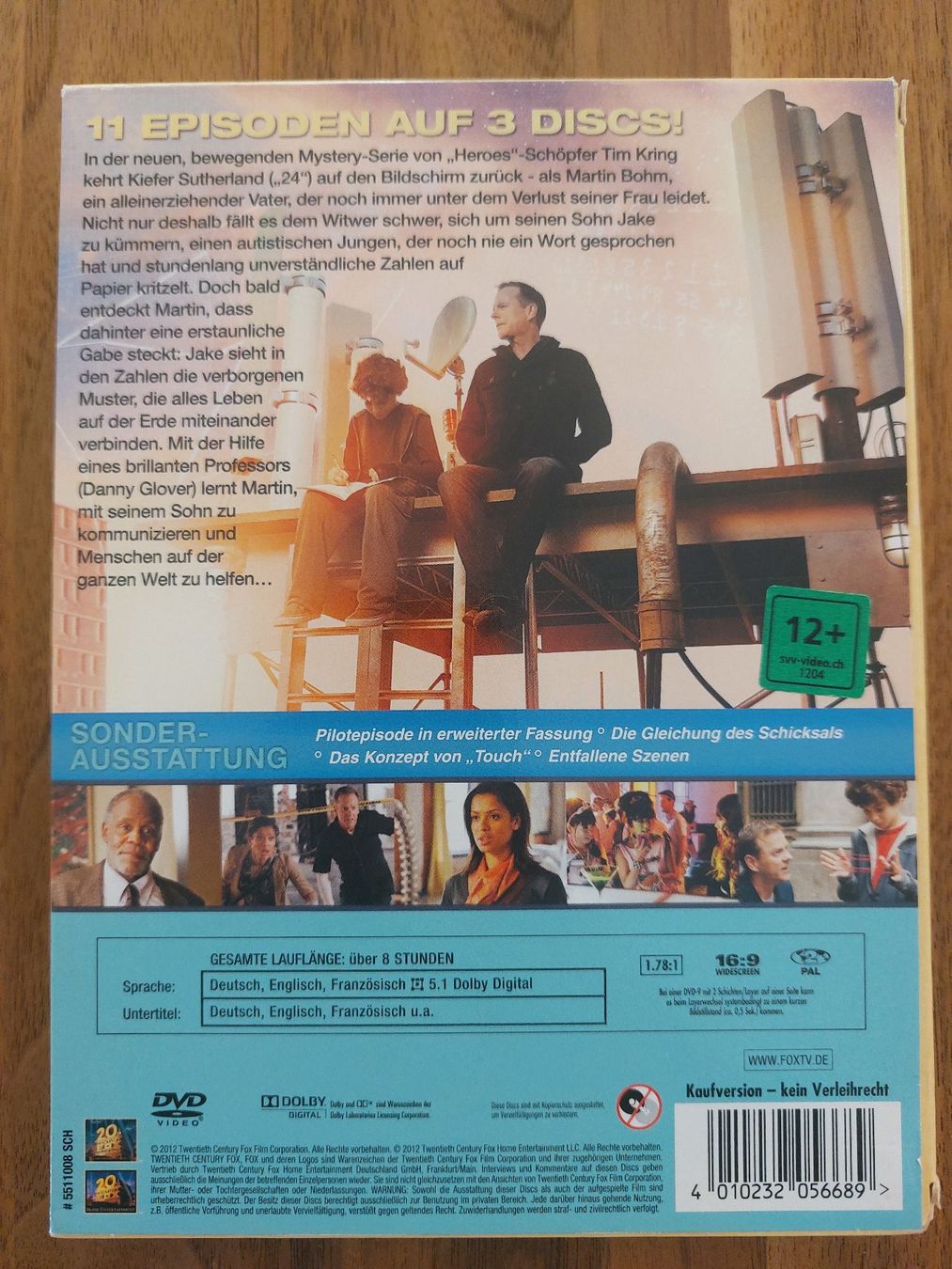 Tutti i DVDs: DVD - Touch Season 1 mit Kiefer Sutherland – Usato da Rheinfelden venduto da FilmAuktion 1