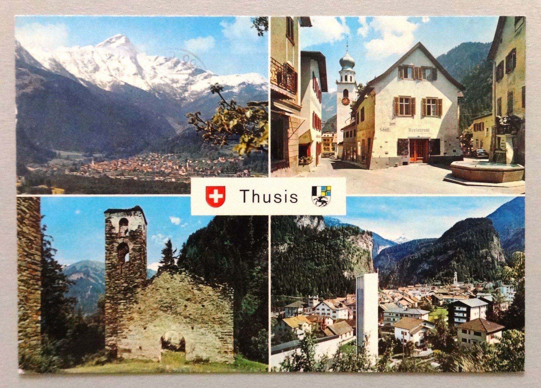 Cartes postales: Thusis im Domleschg – D'occasion à Fétigny par Billy2miny