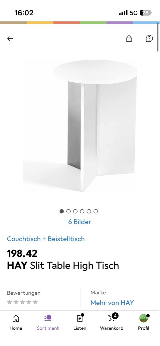 Hay Tavoli: Hay Slit Tisch – Usato da Büttenhardt venduto da mateicce 2