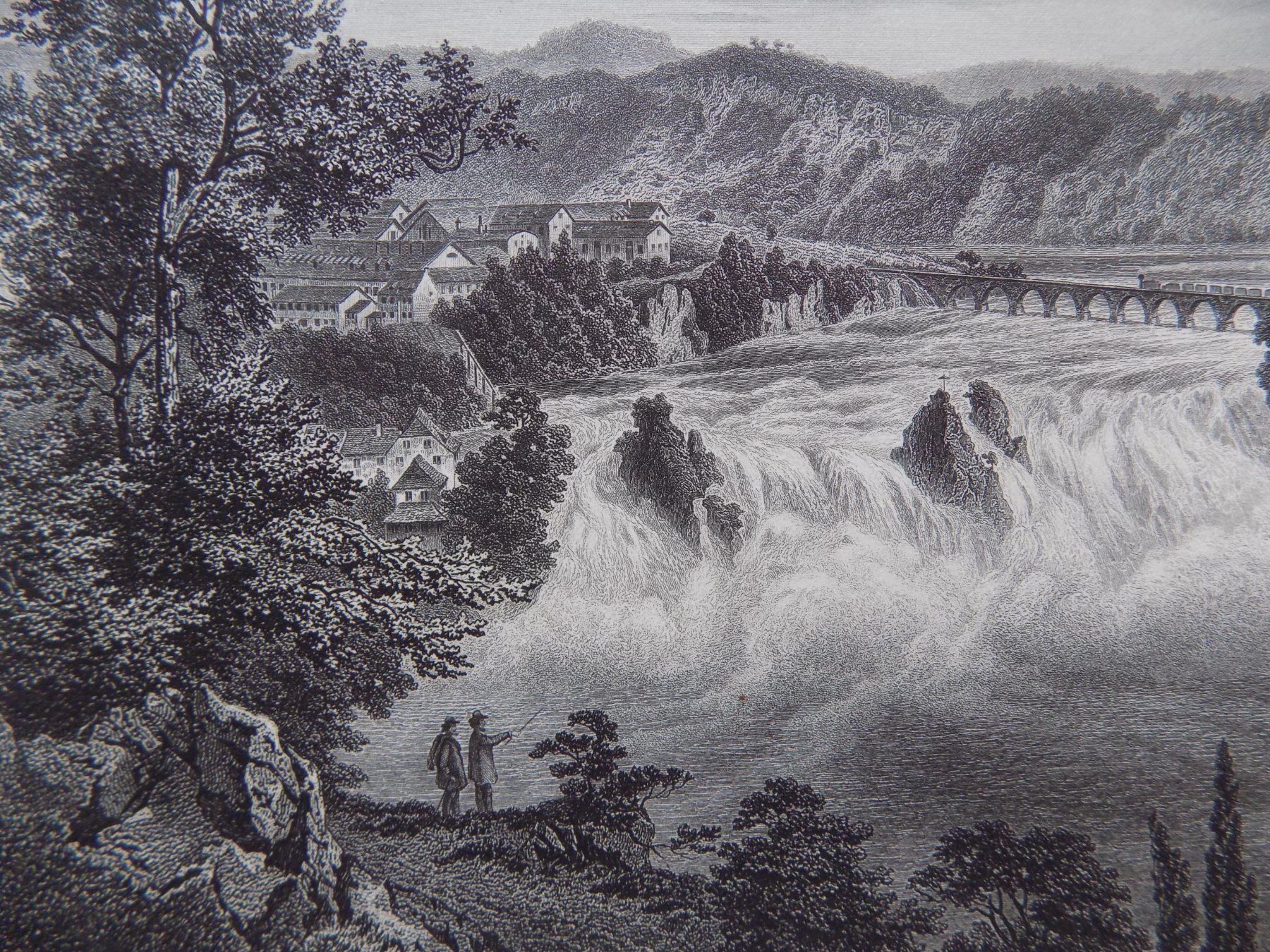 Gravures: Der Rheinfall bei Schaffhausen – D'occasion à Risch par Rischli15 3