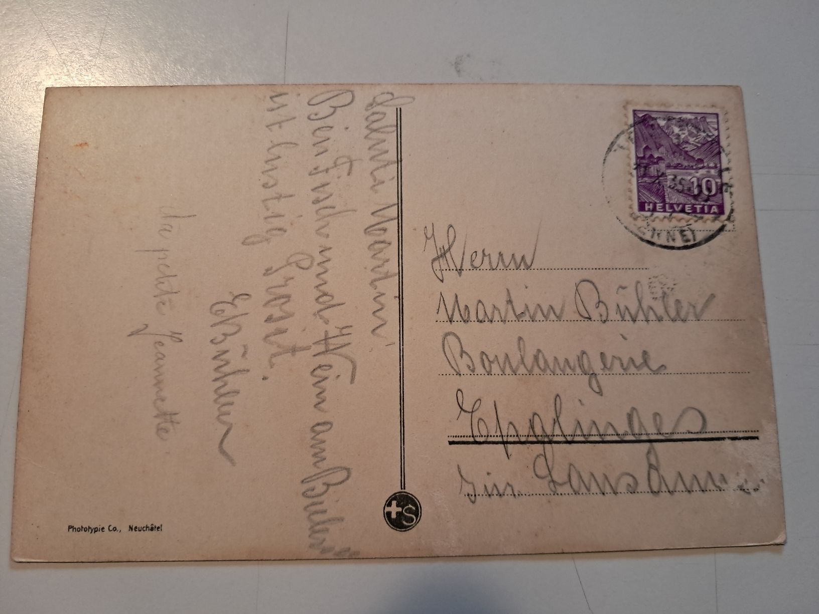 Cartoline postali: Neuveville – Usato da Gorduno venduto da ema_7yhp 1