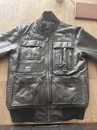 Sean John Boss Jacket (Original Leder) in grösse L