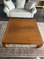 Wooden square coffee table 