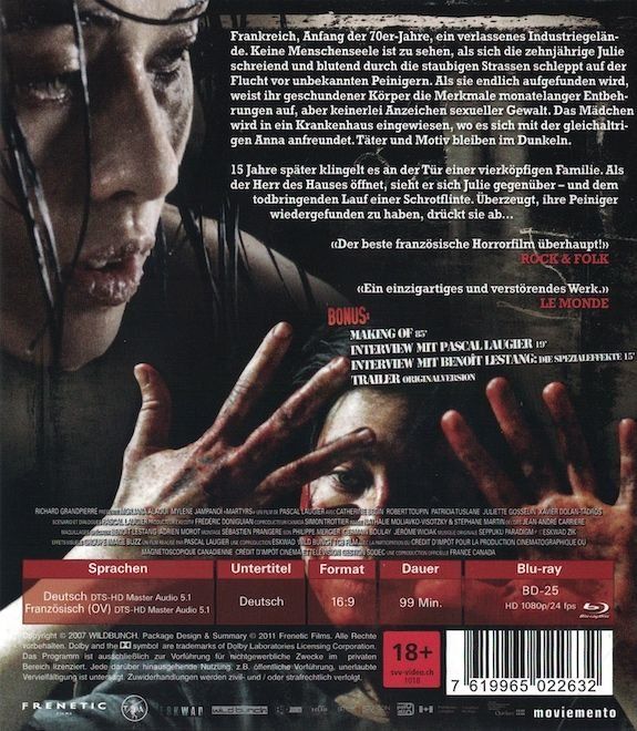 Martyrs (2008) Pascal Laugier/UNCUT Version - Blu-ray/RAR (Neu (gemäss ...