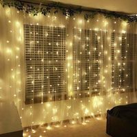 Guirlande Lumineuse Rideau 3M*3M 300cm