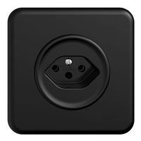 UP-Steckdose Feller STANDARDdue T13 schwarz – 7 Stück, origi