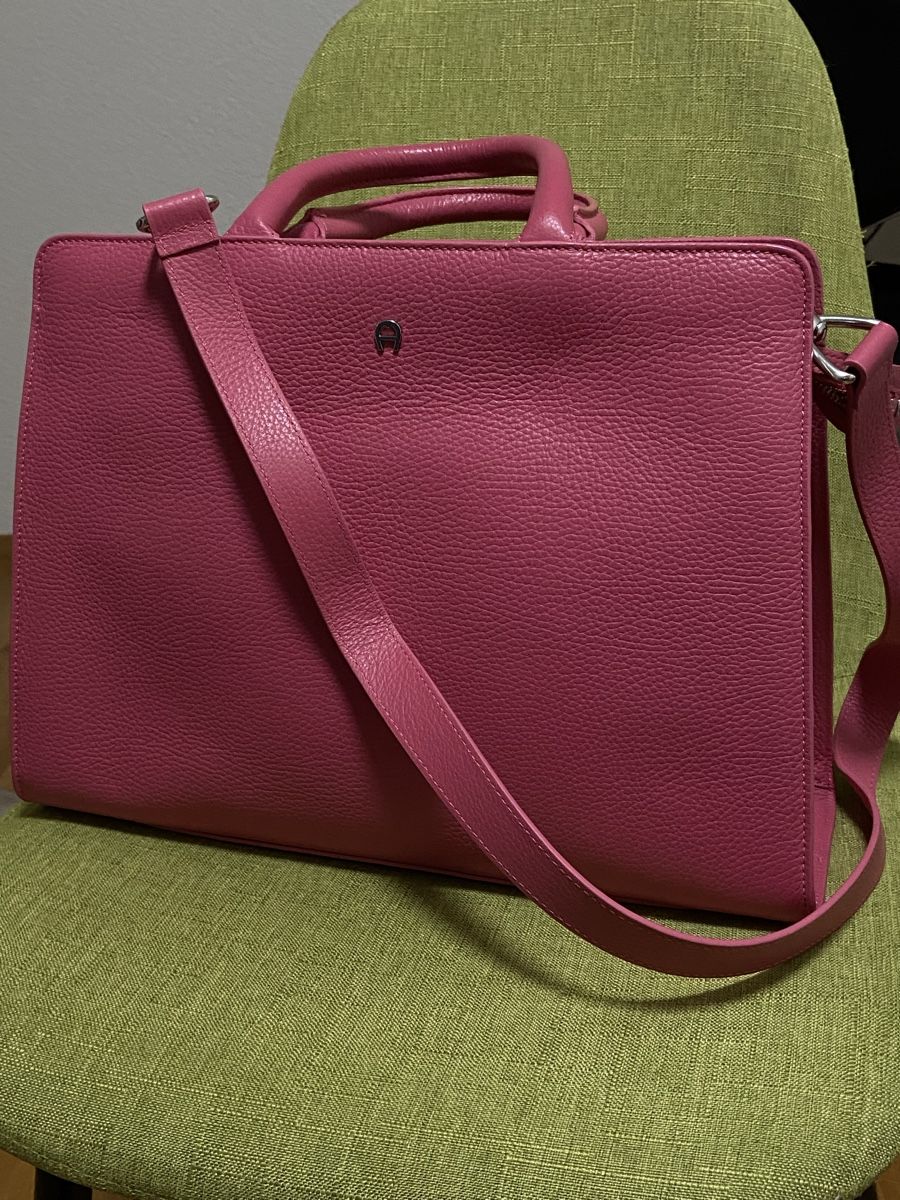Taschen für Damen: Aigner Ledertasche Pink - Top Zustand – Gebraucht aus Bern von Bern4you 1
