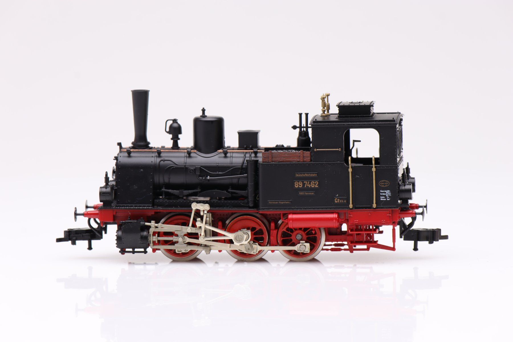 Fleischmann Modellini di ferrovie: Fleischmann 4010 DR Br 69 7482 Dampflok DC, H0 – Usato da Ried (Muotathal) venduto da Modellbahn.swiss 1