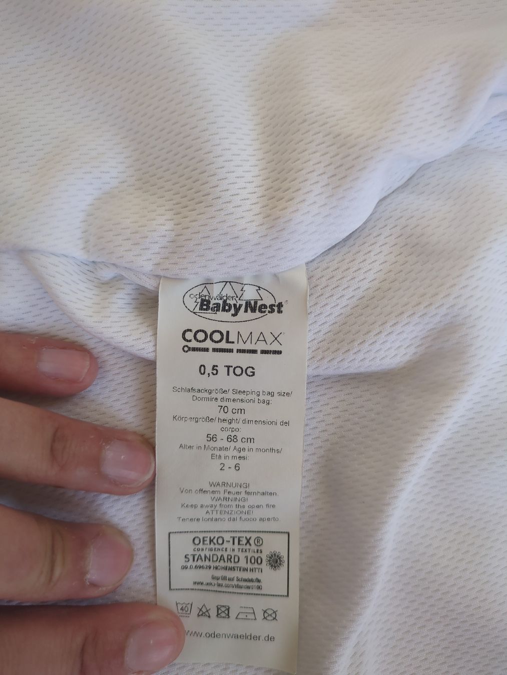 Schlafsäcke: Babyschlafsack coolmax Gr. 56-68 – Gebraucht aus Oberhelfenschwil von Tattar 3
