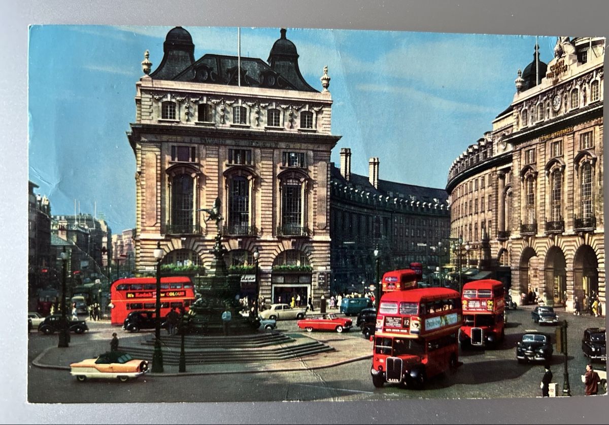 Ansichtskarten: London Piccadilly Circus 1963 – Gebraucht aus Athenaz (Avusy) von xam48